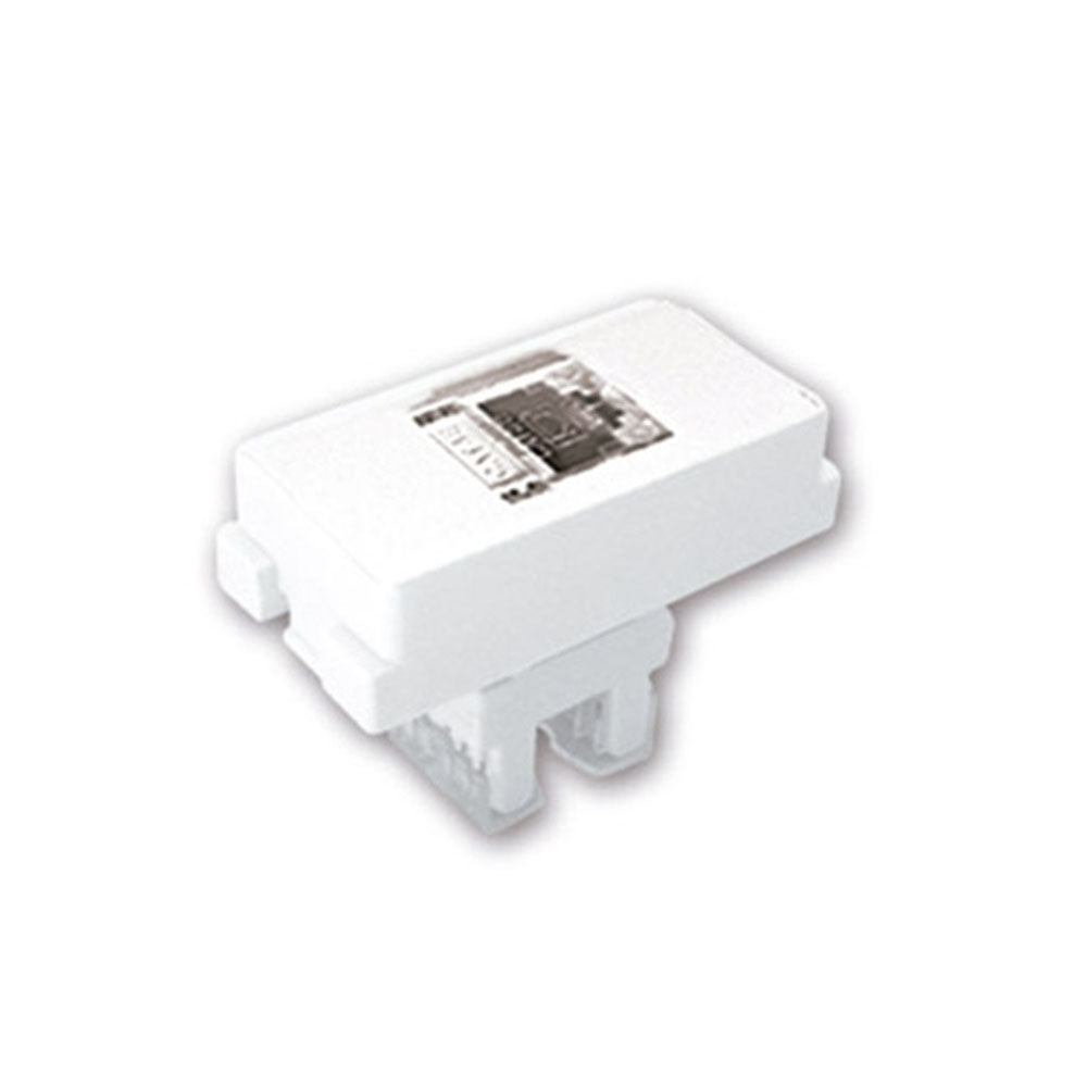 Salida Para Datos RJ45 CAT 6 Con Placa Tipo ROYER Blanco (1006264WP)