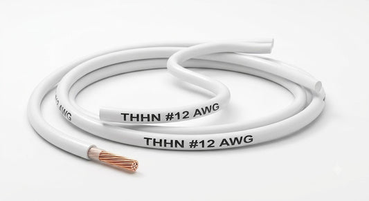 Cable THHN #12 AWG Blanco CONDUCEN