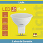 MR 16 LUZ CALIDA 5W (LICHT LED) 3000K (C7/100)